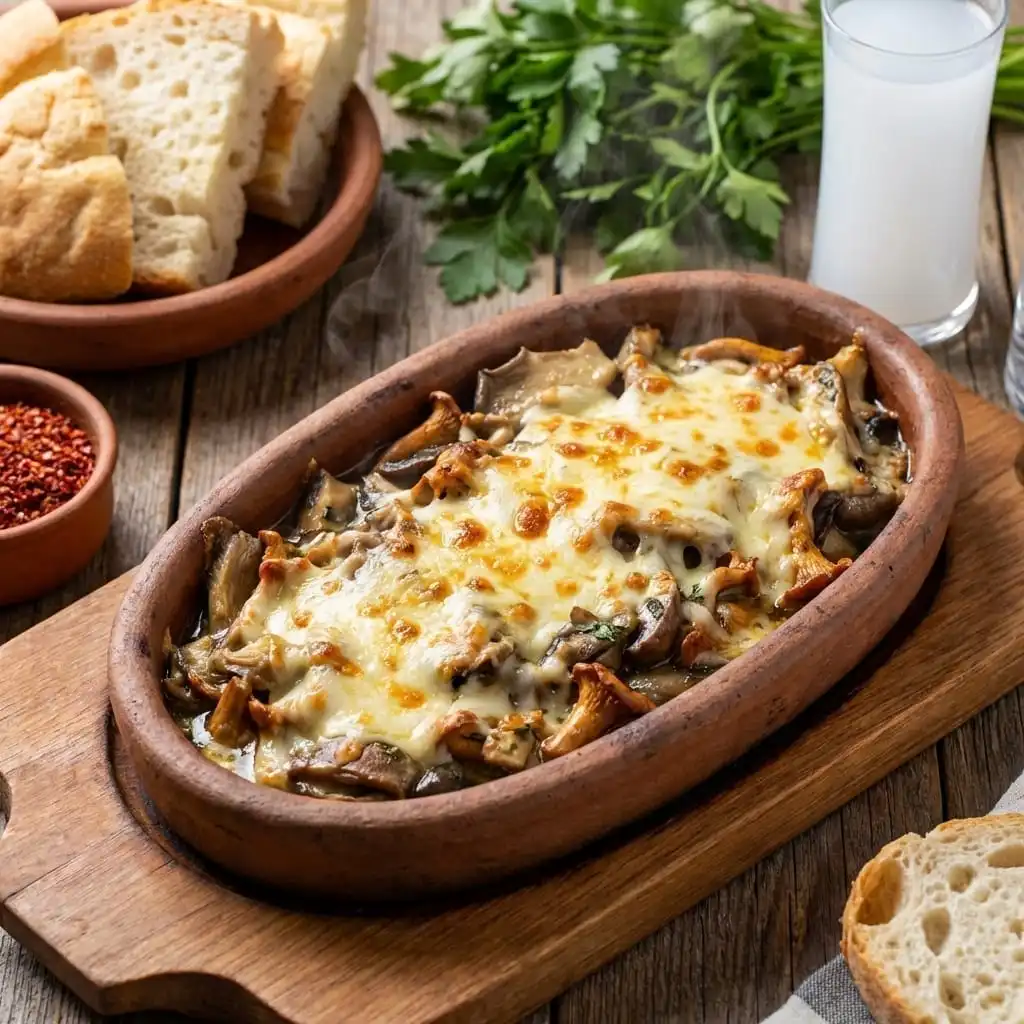 Kiremitte Mantar - Kebaplar & Testi