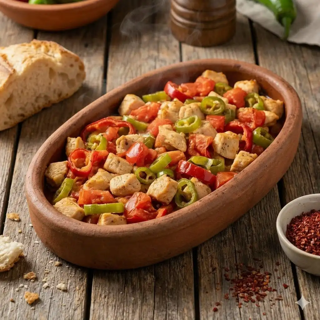 Kiremitte Tavuk Göğüs - Kebaplar & Testi