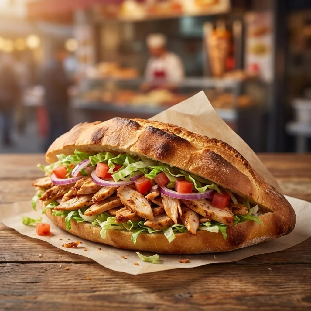 Ekmek Arası Döner - Tavuk Döner